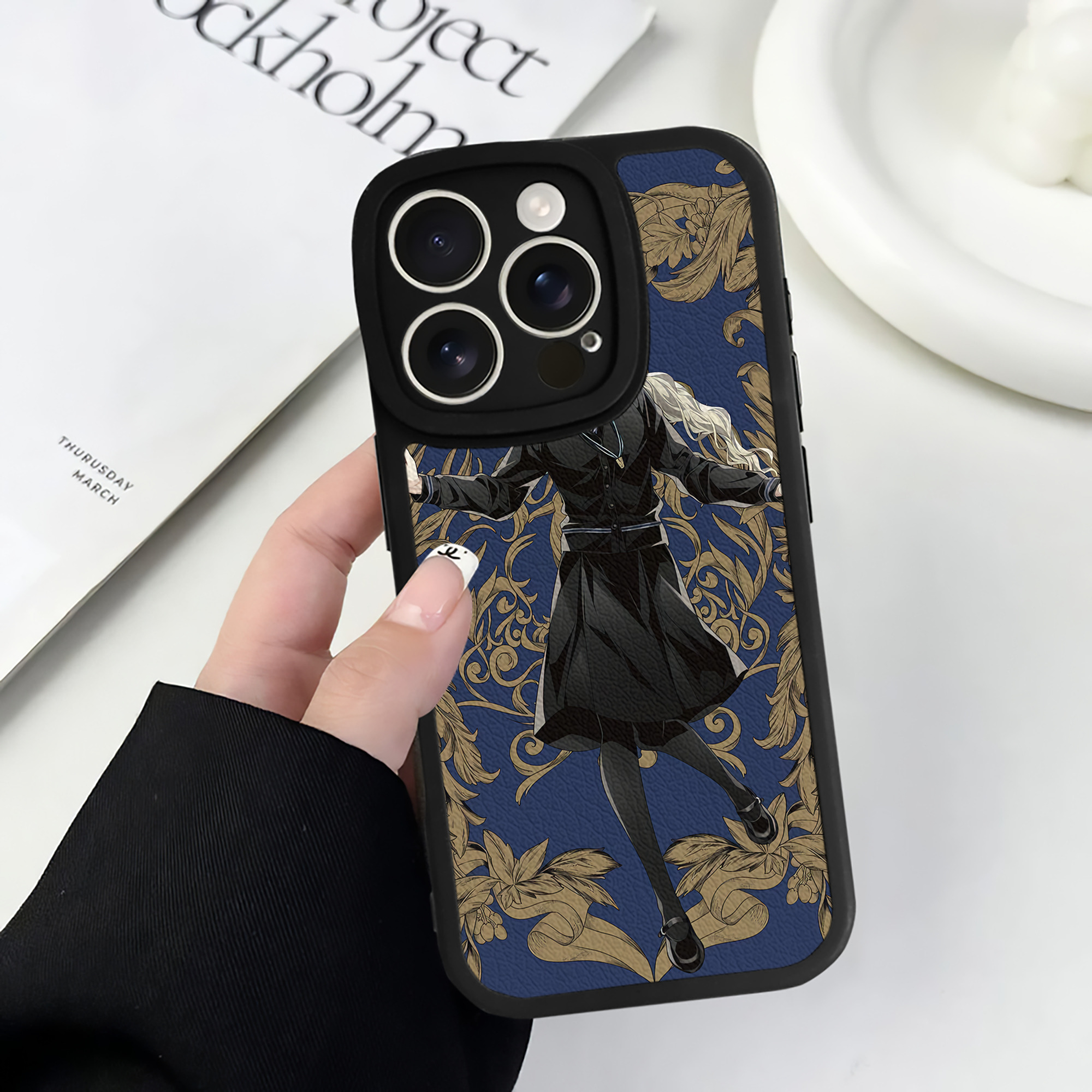 （画像用） Harry Potter ハリー・ポッターシリーズ 【iPhone 16シリーズ対応】シリコンスマホケース（レザー調） 材質：シリコン